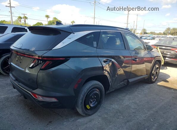 5NMJC3AE0NH120816 2022 HYUNDAI TUCSON Gray Задня права чверть