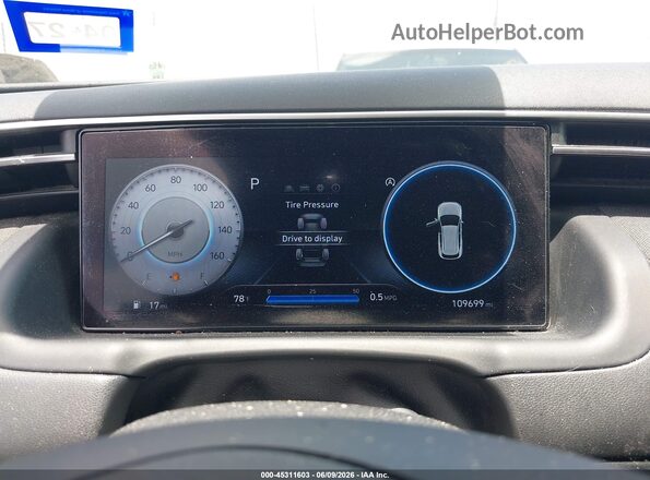 5NMJC3AE1NH121117 2022 HYUNDAI TUCSON Белый Вид задних сидений