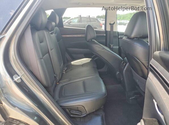 5NMJC3AE2NH155891 2022 HYUNDAI TUCSON Charcoal უკანა სალონის ხედი