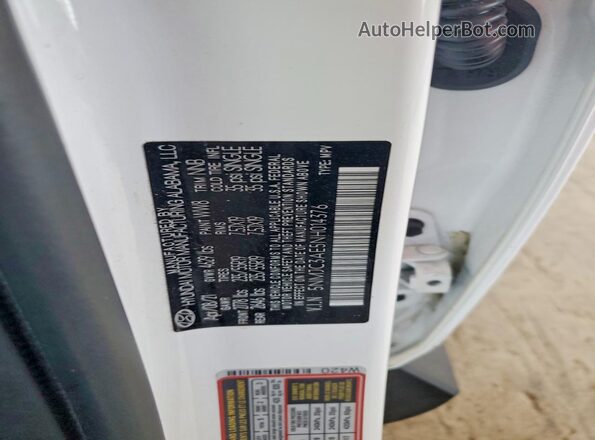 5NMJC3AE5NH014376 2022 HYUNDAI TUCSON White 