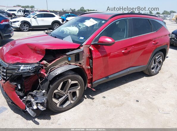 5NMJC3AE7NH002570 2022 HYUNDAI TUCSON Red Przód lewy