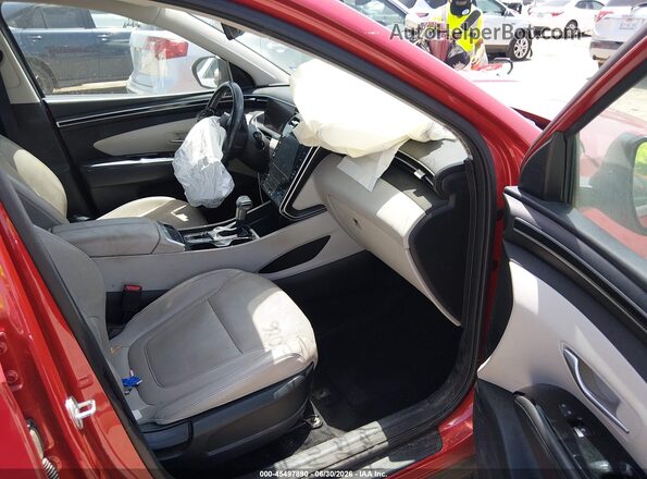 5NMJC3AE7NH002570 2022 HYUNDAI TUCSON Red Widok wnętrza z przodu
