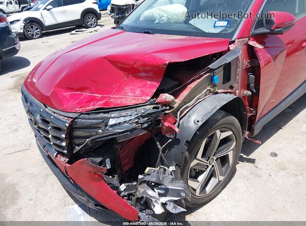 5NMJC3AE7NH002570 2022 HYUNDAI TUCSON Red Widok z przodu