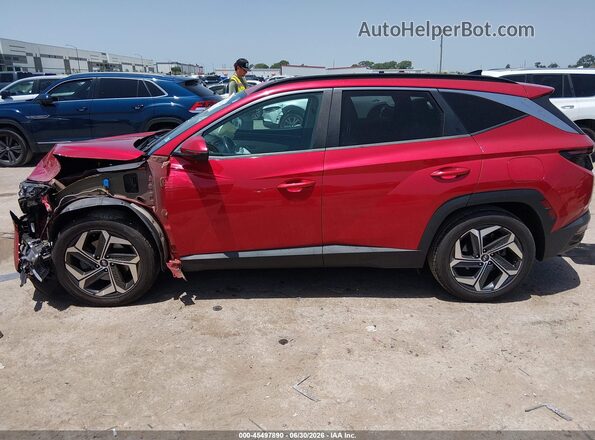 5NMJC3AE7NH002570 2022 HYUNDAI TUCSON Red Widok wnętrza 360 stopni
