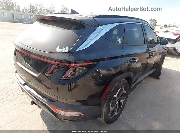 5NMJC3AE8NH059585 2022 HYUNDAI TUCSON Black Rear right