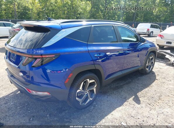 5NMJC3AE9NH089260 2022 HYUNDAI TUCSON Blue Задня права чверть