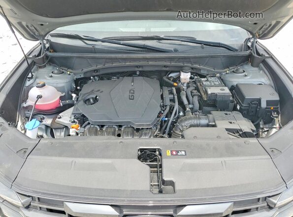 5NMJC3DEXSH491375 2025 HYUNDAI TUCSON Gray Вид підкапотного простору
