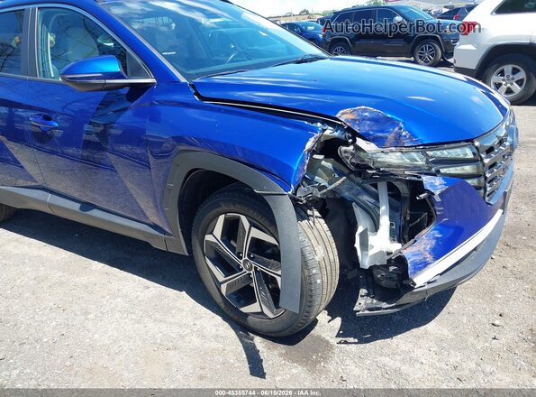 5NMJCCAE0NH130102 2022 HYUNDAI TUCSON Blue Դիմացի տեսք