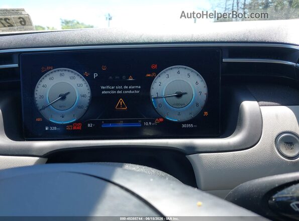 5NMJCCAE0NH130102 2022 HYUNDAI TUCSON Blue Հետևի նստատեղերի տեսք