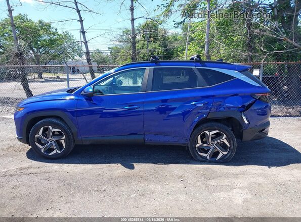 5NMJCCAE0NH130102 2022 HYUNDAI TUCSON Blue Սալոնի 360 աստիճան տեսք