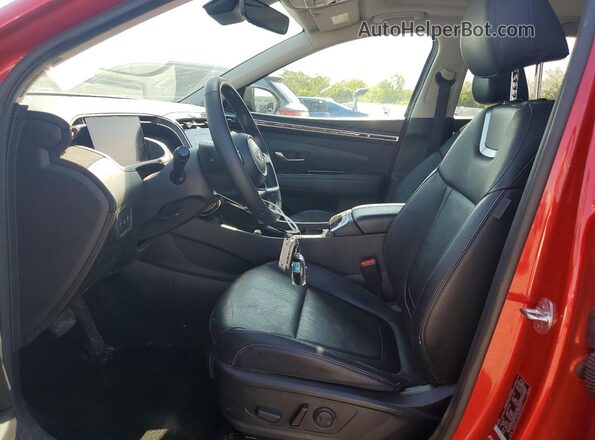 5NMJCCAE1NH157311 2022 HYUNDAI TUCSON Burgundy Widok wnętrza z przodu