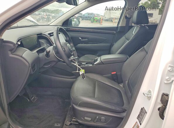 5NMJCCAE2NH019034 2022 HYUNDAI TUCSON White Vista interior delantera
