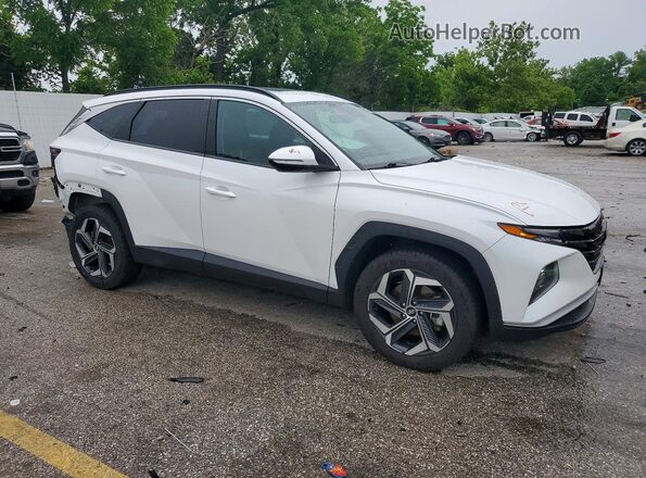5NMJCCAE2NH019034 2022 HYUNDAI TUCSON White Delantero derecho