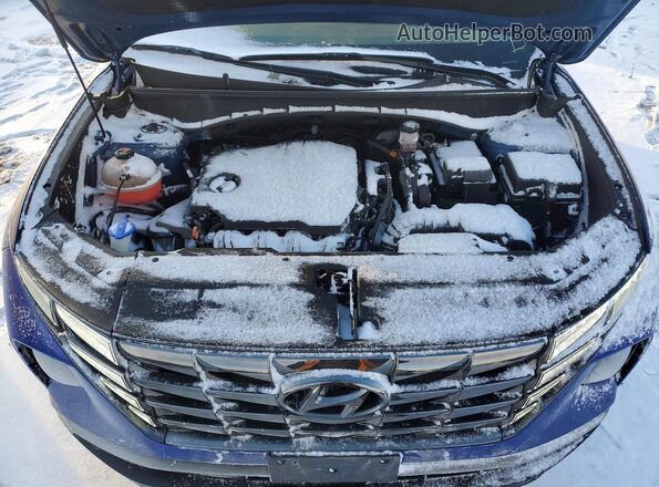 5NMJCCAE2NH157544 2022 HYUNDAI TUCSON Blue Вид підкапотного простору