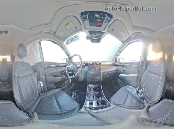 5NMJCCAE2NH157544 2022 HYUNDAI TUCSON Blue Панорамний вид салону 360°