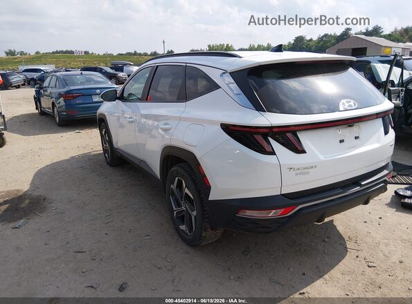 5NMJCCAE3NH125962 2022 HYUNDAI TUCSON White Trasero izquierdo