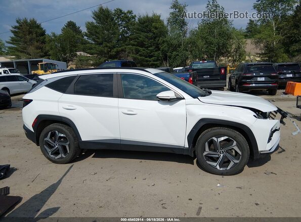 5NMJCCAE3NH125962 2022 HYUNDAI TUCSON White Vista interior trasera
