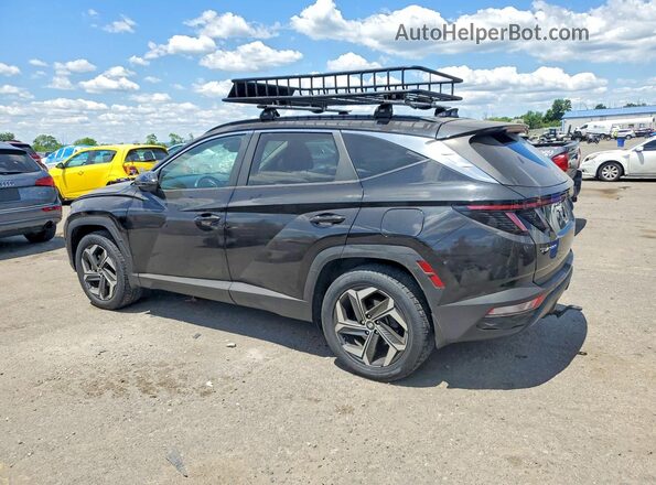 5NMJCCAE5NH058720 2022 HYUNDAI TUCSON Black Trasero izquierdo