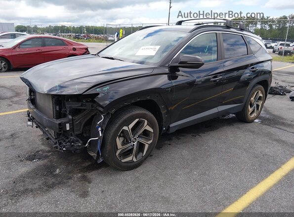 5NMJCCAE5NH063836 2022 HYUNDAI TUCSON Черный Передняя левая четверть