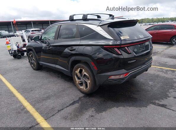 5NMJCCAE5NH063836 2022 HYUNDAI TUCSON Черный Задняя левая четверть