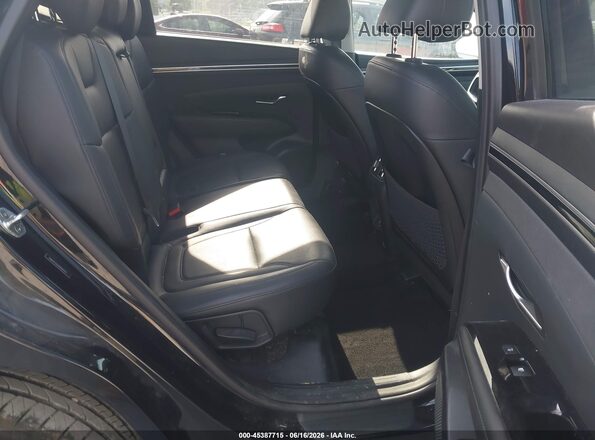 5NMJE3AE0NH042371 2022 HYUNDAI TUCSON Black Widok tylnych siedzeń