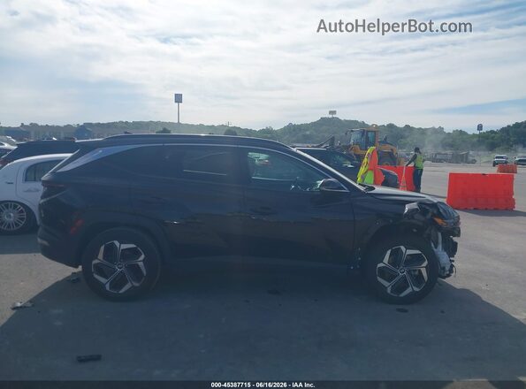 5NMJE3AE0NH042371 2022 HYUNDAI TUCSON Black Widok wnętrza z tyłu