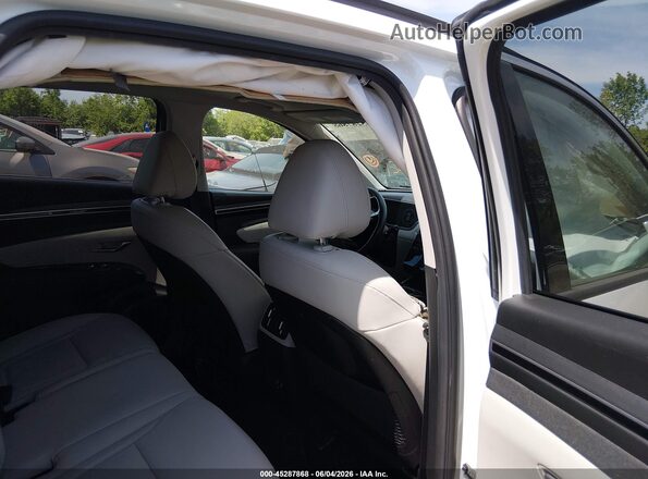 5NMJE3AE0NH125220 2022 HYUNDAI TUCSON White VIN კოდის სტიკერის ხედი
