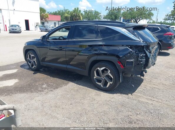 5NMJE3AE2NH038001 2022 HYUNDAI TUCSON Black Rear left