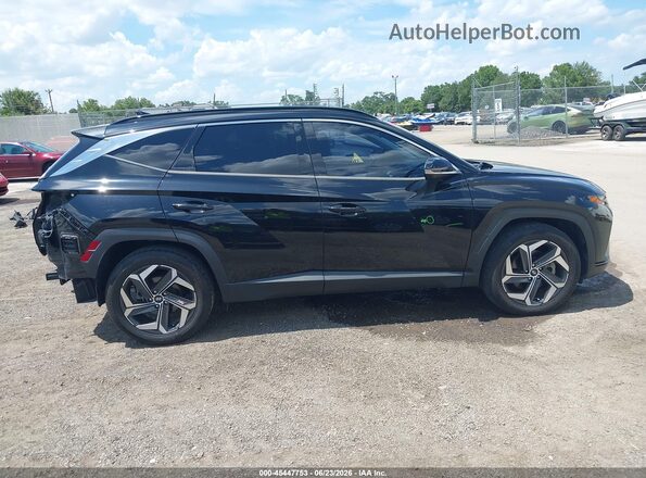 5NMJE3AE2NH038001 2022 HYUNDAI TUCSON Black Rear interior view