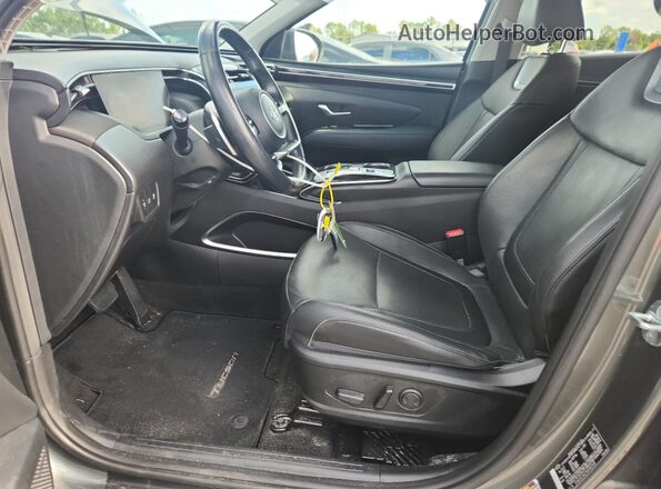 5NMJE3AE2NH142438 2022 HYUNDAI TUCSON Gray წინა სალონის ხედი