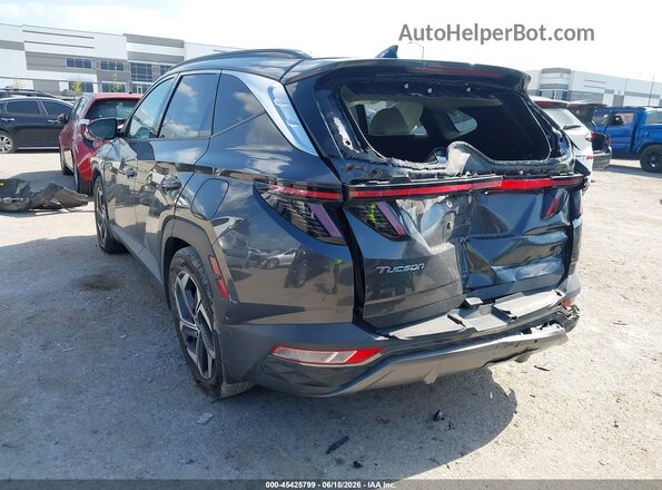 5NMJE3AE2NH147266 2022 HYUNDAI TUCSON Black Задня ліва чверть