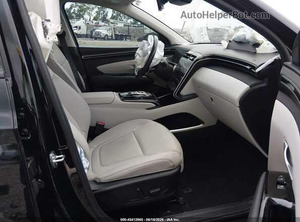 5NMJE3AE5PH228250 2023 HYUNDAI TUCSON Черный Вид салона спереди