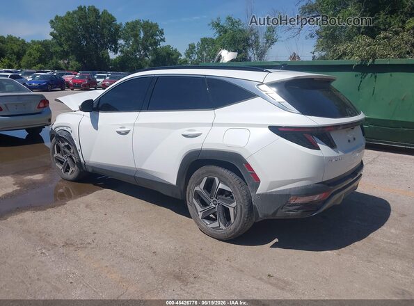 5NMJE3AE9NH054907 2022 HYUNDAI TUCSON White უკანა მარცხენა