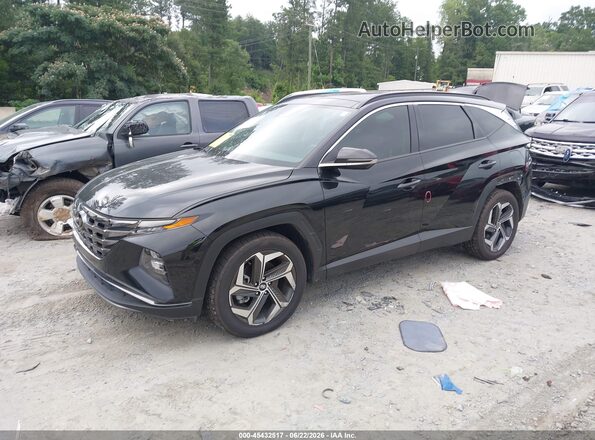 5NMJE3DEXRH331971 2024 HYUNDAI TUCSON Black Передня ліва чверть