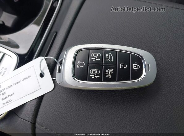 5NMJE3DEXRH331971 2024 HYUNDAI TUCSON Black Вид панелі приладів