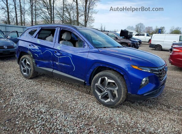5NMJECAE2NH143606 2022 HYUNDAI TUCSON Blue წინა მარჯვენა