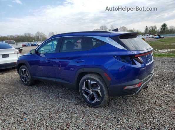 5NMJECAE2NH143606 2022 HYUNDAI TUCSON Blue უკანა მარცხენა