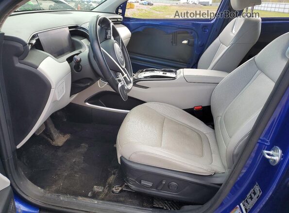 5NMJECAE2NH143606 2022 HYUNDAI TUCSON Blue წინა სალონის ხედი