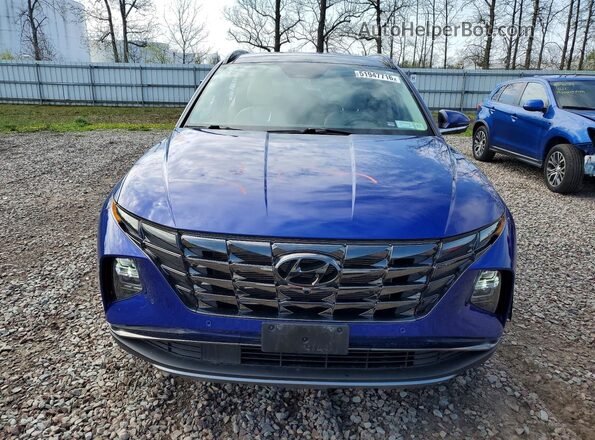 5NMJECAE2NH143606 2022 HYUNDAI TUCSON Blue წინა ხედი