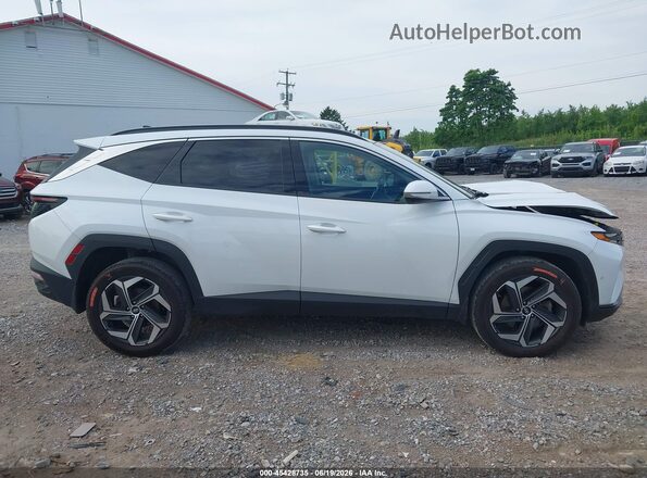 5NMJECAE2NH148000 2022 HYUNDAI TUCSON White Вид задньої частини салону
