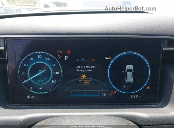 5NMJECAE4PH280257 2023 HYUNDAI TUCSON Gray Widok tylnych siedzeń