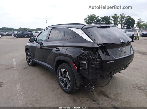 5NMJECAE5NH114116 2022 HYUNDAI TUCSON Черный Задняя левая четверть
