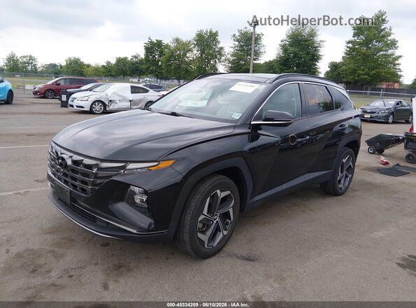 5NMJECAE5NH114116 2022 HYUNDAI TUCSON Черный Передняя левая четверть