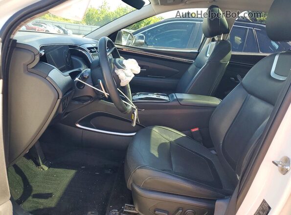 5NMJECAE5NH161341 2022 HYUNDAI TUCSON White წინა სალონის ხედი