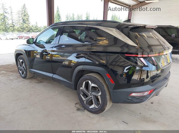 5NMJECAE8NH009716 2022 HYUNDAI TUCSON Black Rear left