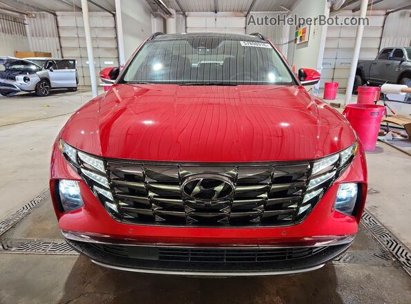 5NMJECAE8NH084254 2022 HYUNDAI TUCSON Red Դիմացի տեսք