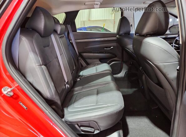 5NMJECAE8NH084254 2022 HYUNDAI TUCSON Red Սալոնի հետևի տեսք