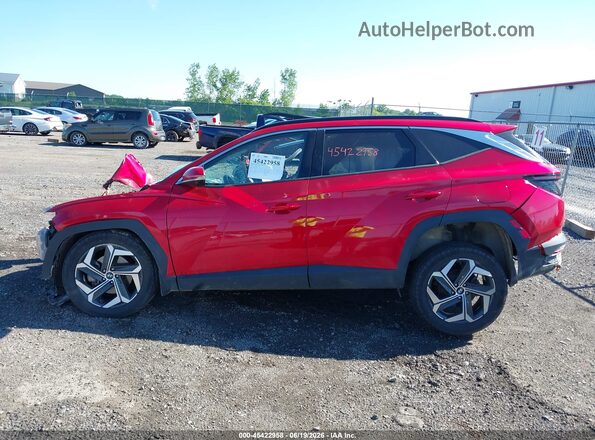 5NMJECAE8PH274624 2023 HYUNDAI TUCSON Red Vista interior trasera
