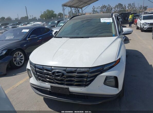 5NMJECAEXPH268260 2023 HYUNDAI TUCSON White Widok zestawu wskaźników