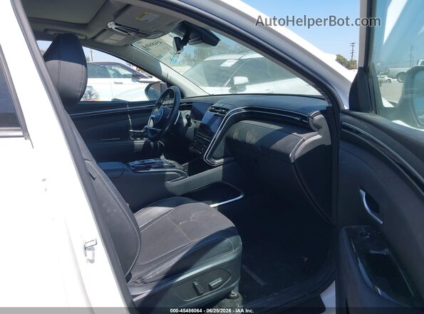 5NMJECAEXPH268260 2023 HYUNDAI TUCSON White Widok wnętrza z przodu